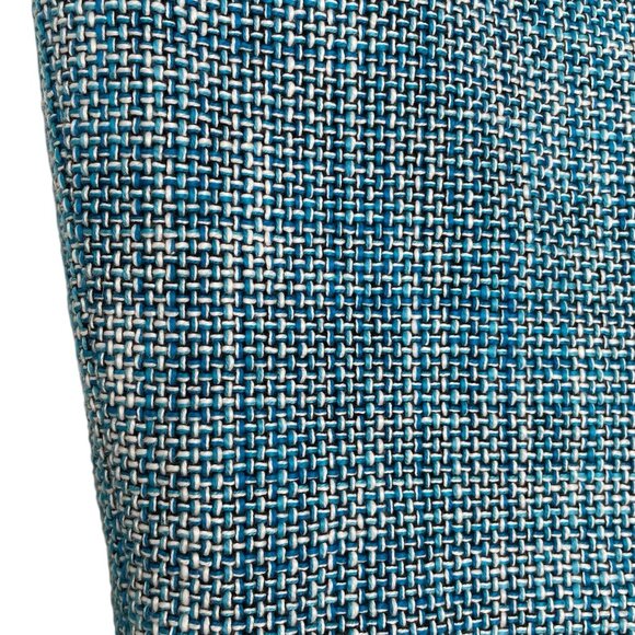 Calvin Klein Womens Skirt Size 2 Petite Tweed A-Line Cotton Lined Blue White - Picture 6 of 8